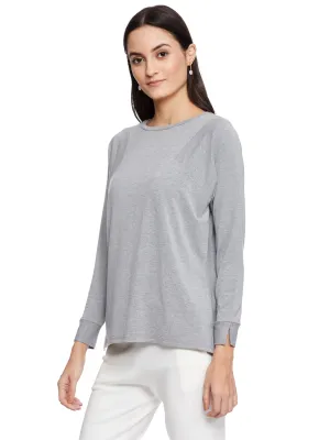 Restore Long Sleeve Crew (Heather Grey)