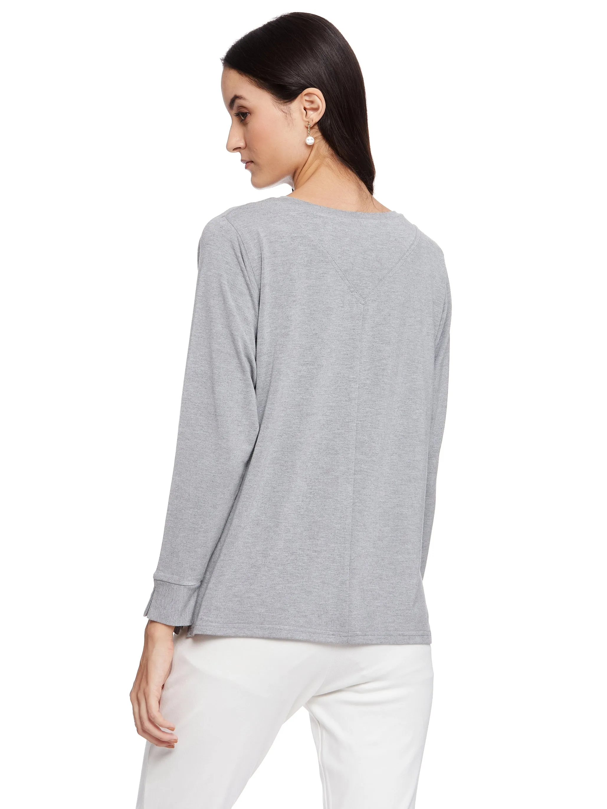 Restore Long Sleeve Crew (Heather Grey)