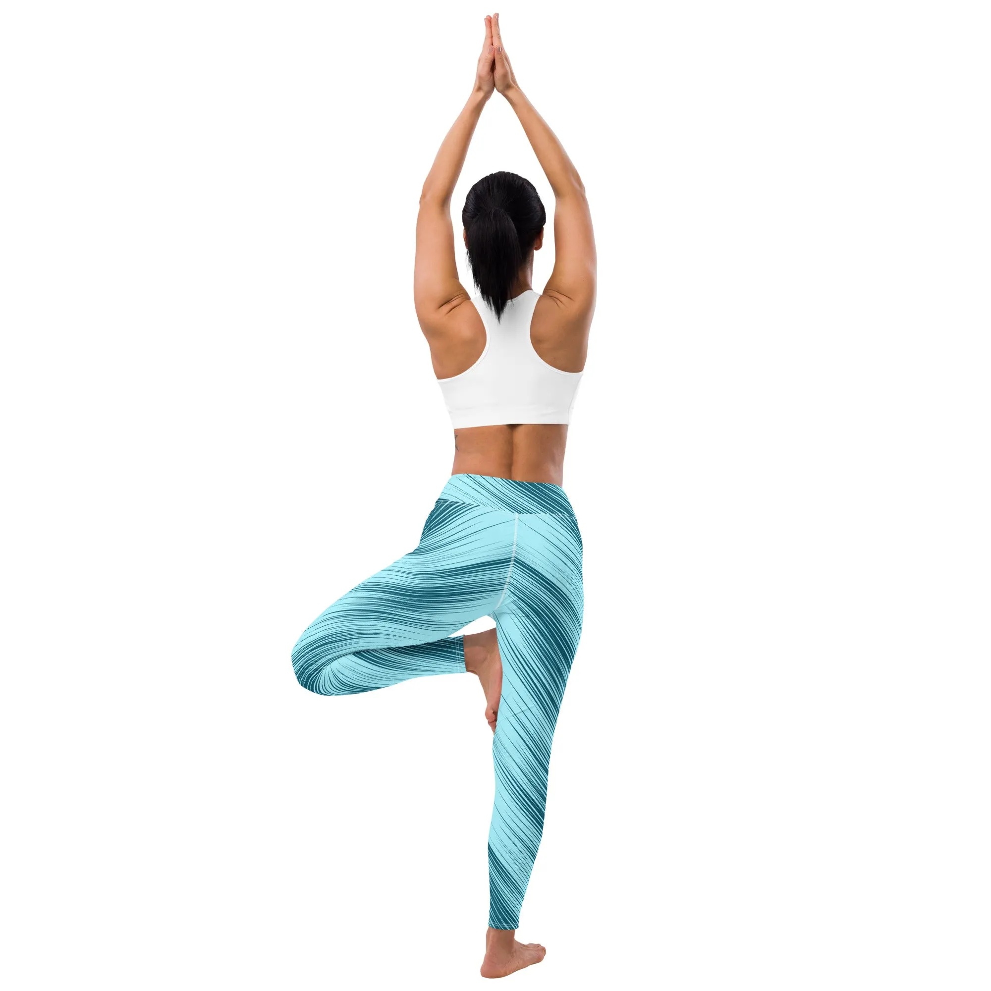 Retro Flash Pattern Yoga Leggings