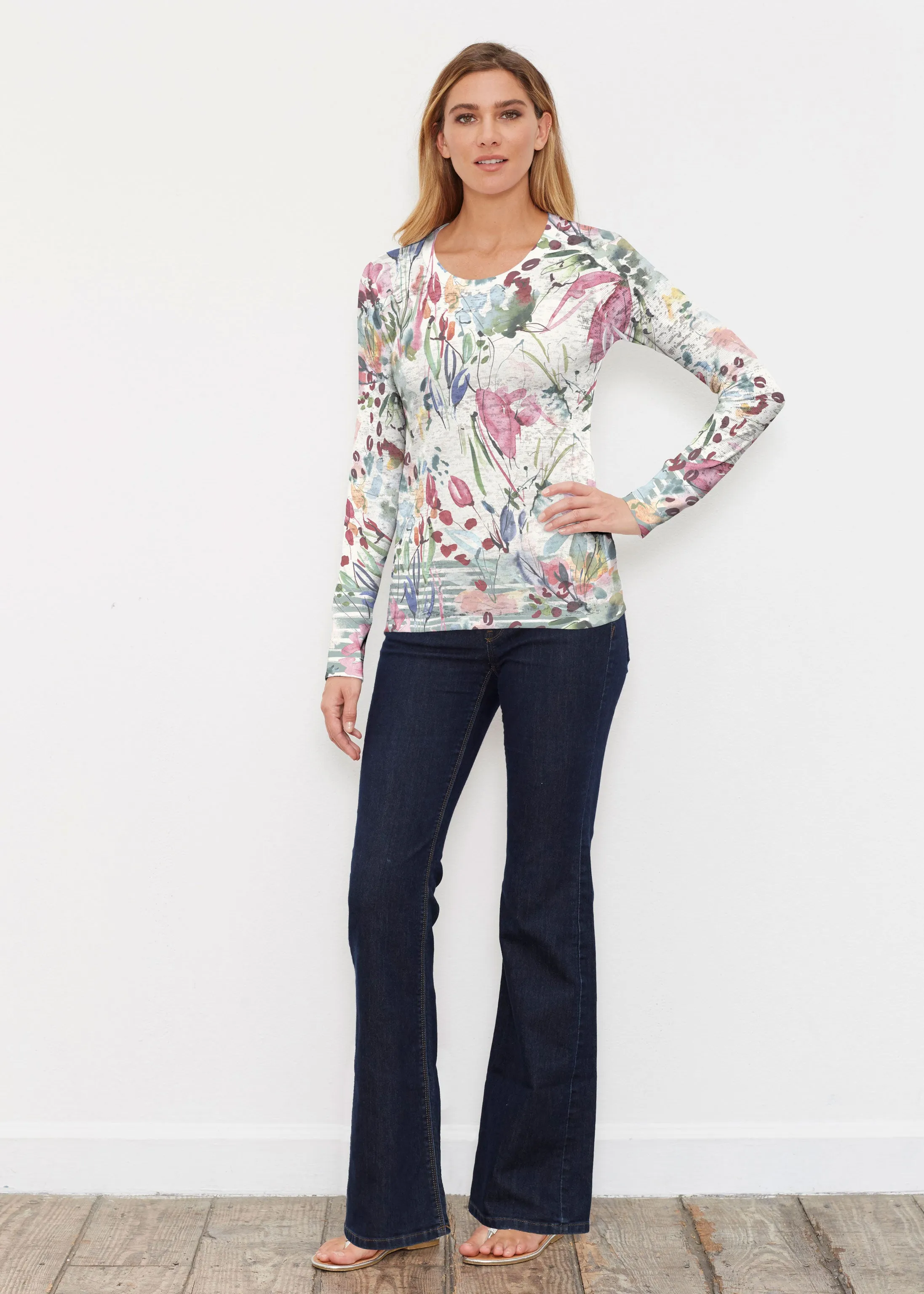 Rhapsody (16191) ~ Thermal Long Sleeve Crew Shirt