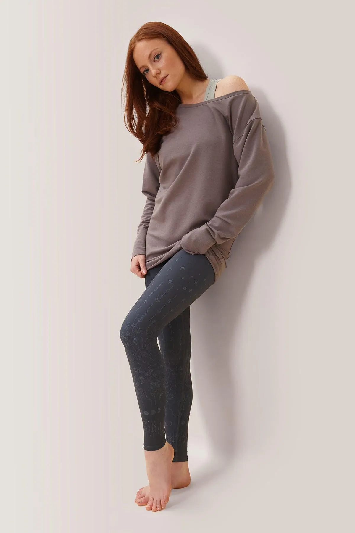 Rose Buddha Long Flashdance Pullover
