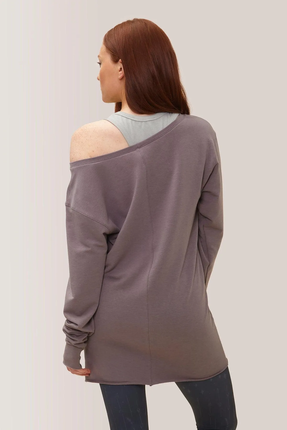 Rose Buddha Long Flashdance Pullover