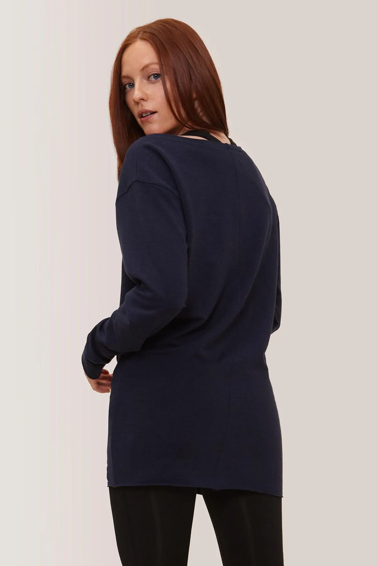Rose Buddha Long Flashdance Pullover