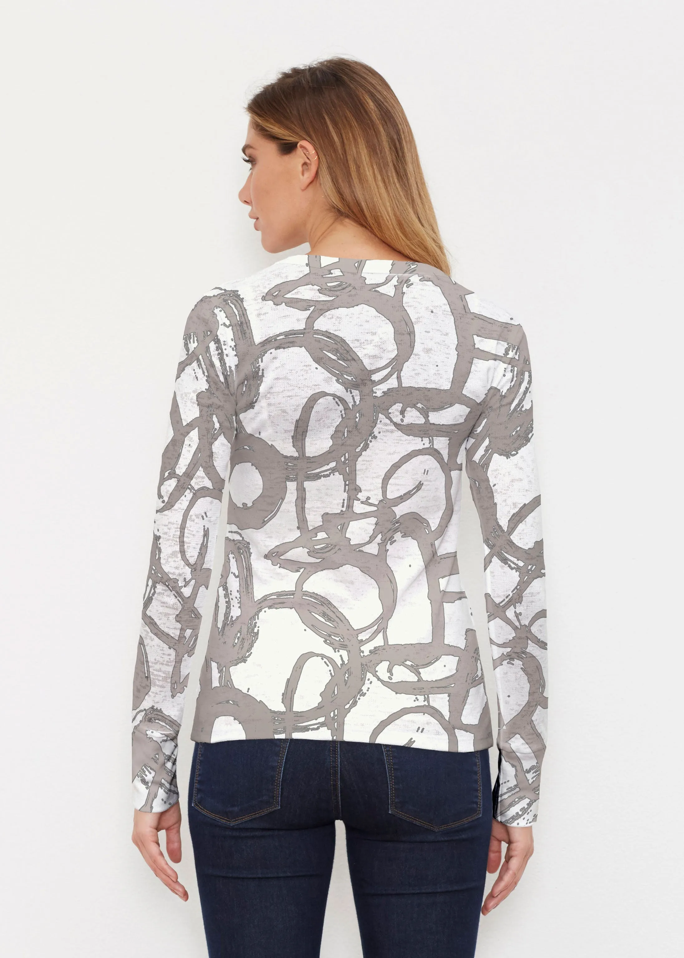 Round About (16261) ~ Thermal Long Sleeve Crew Shirt