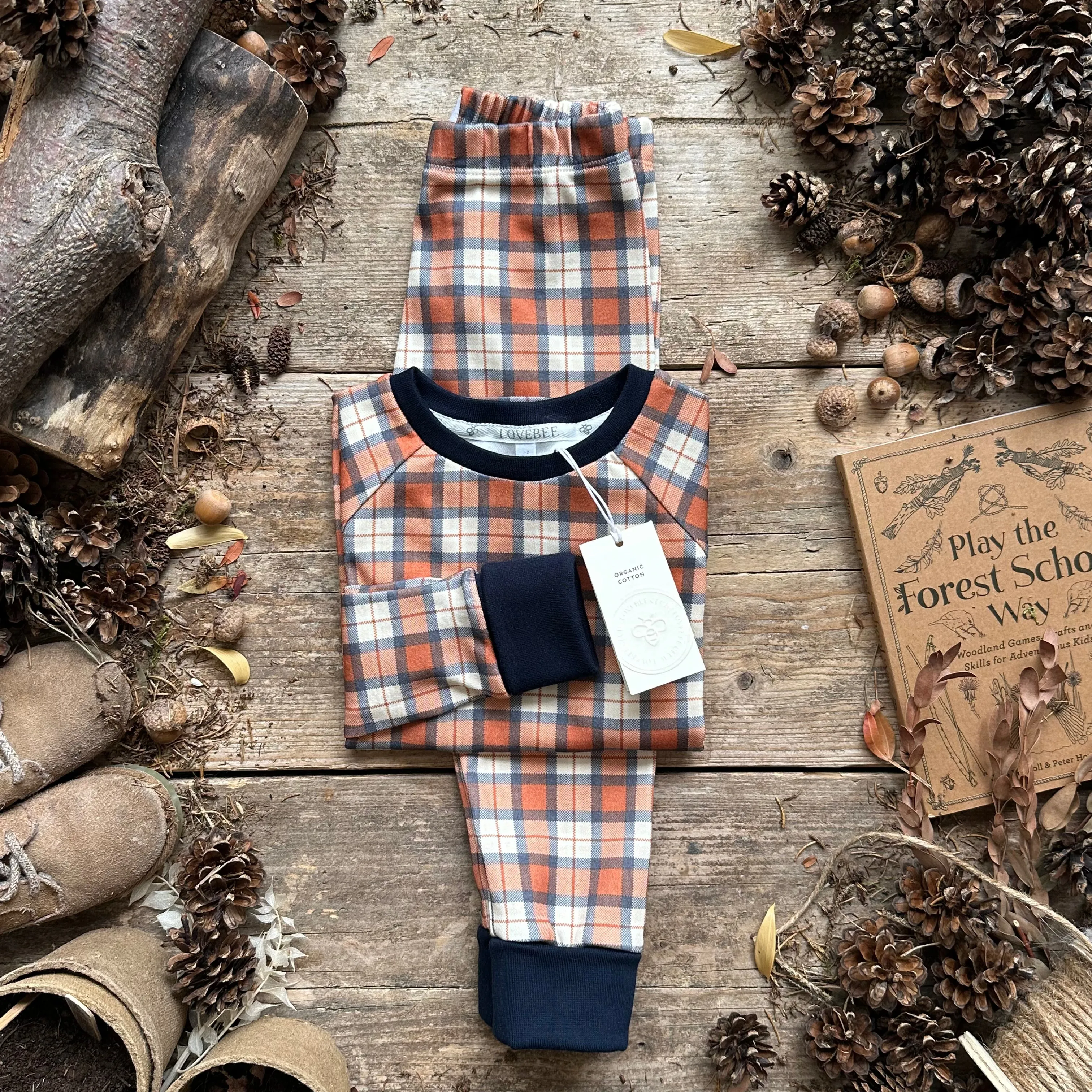 Rustic Plaid Long BeeJamas