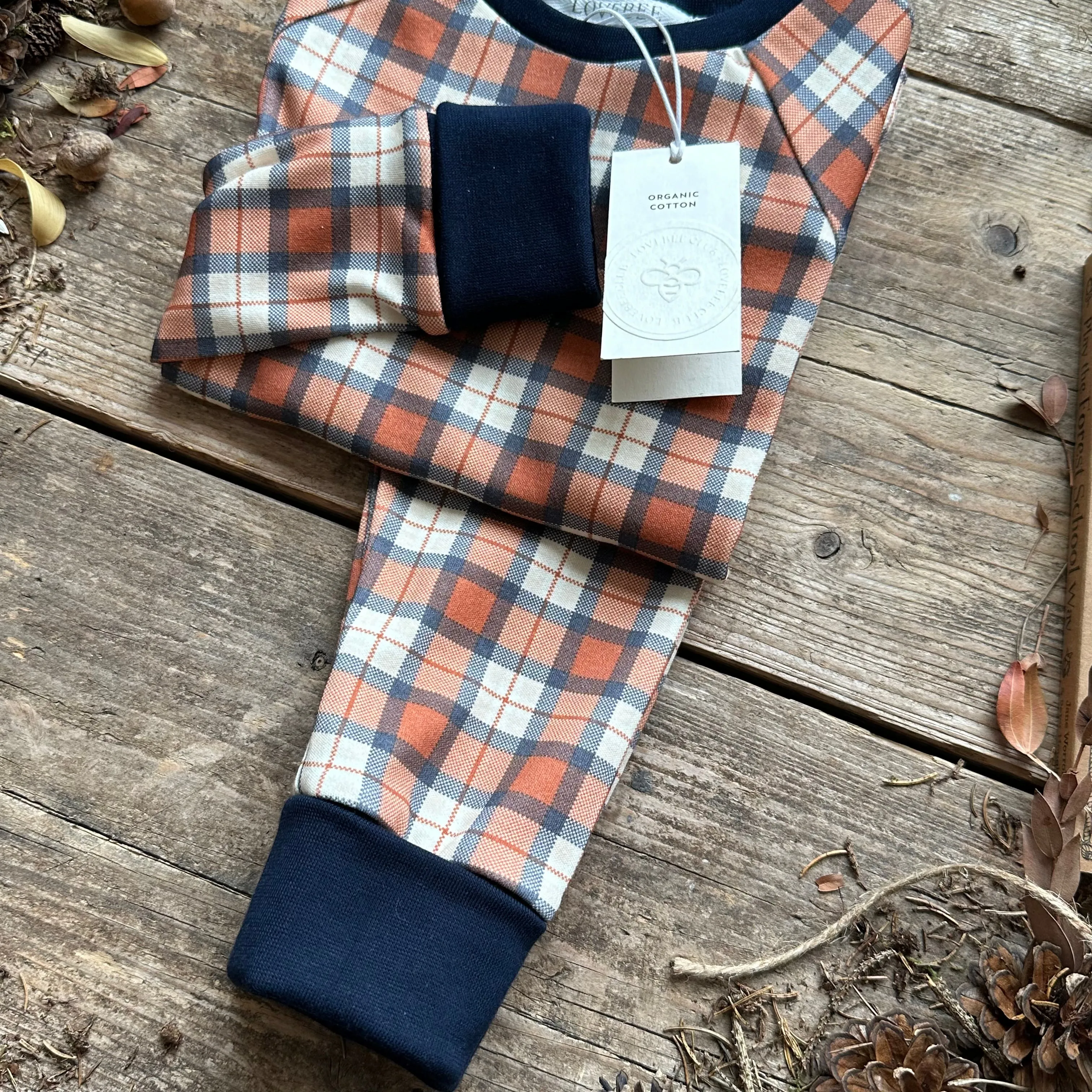 Rustic Plaid Long BeeJamas