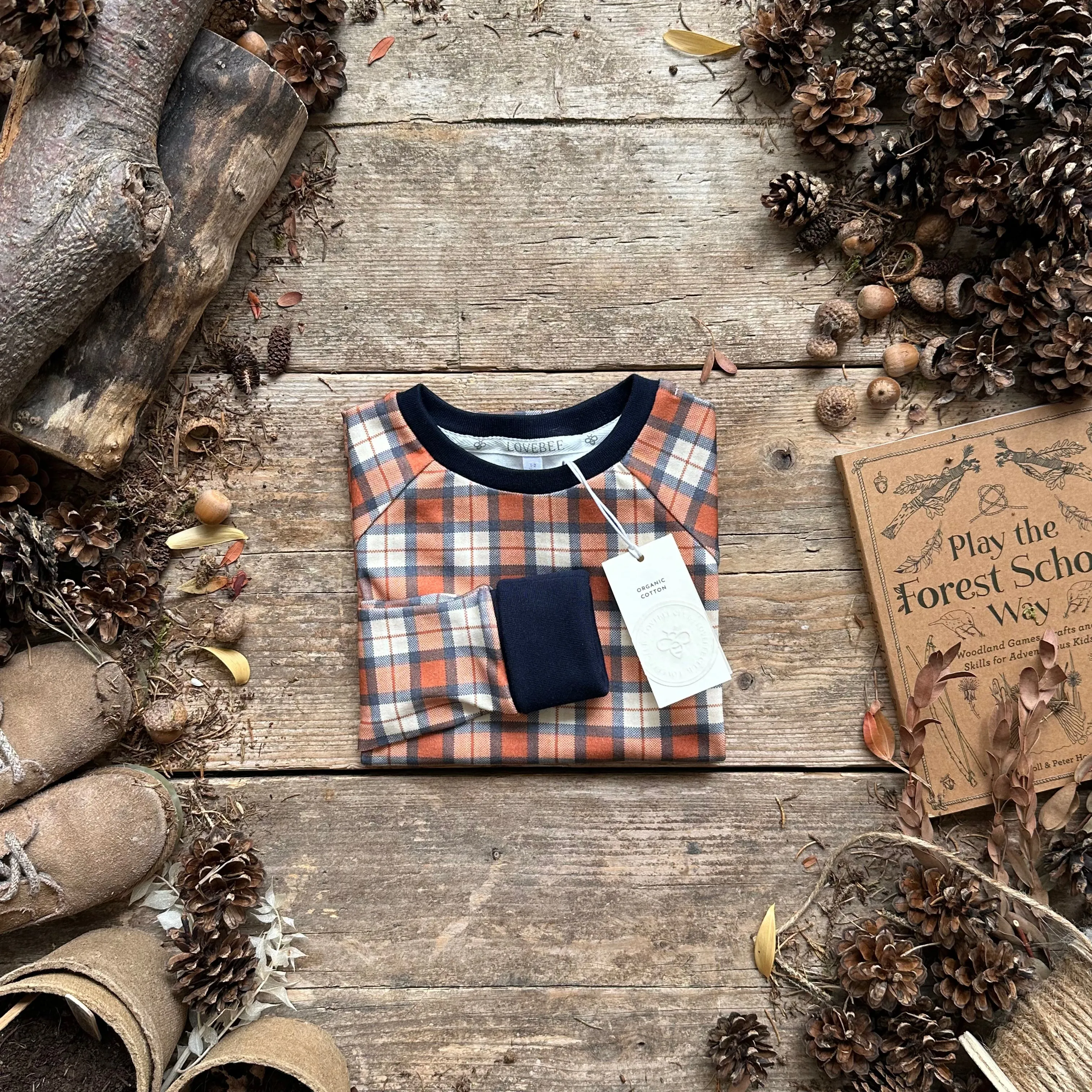 Rustic Plaid Long BeeJamas