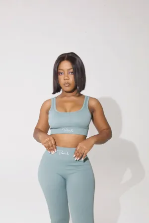 Sapphire | Crop Top   Leggings