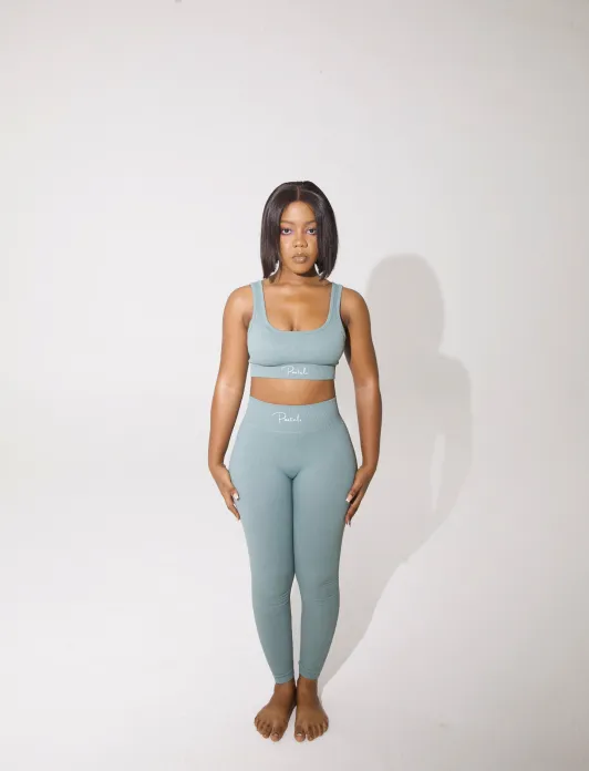 Sapphire | Crop Top   Leggings