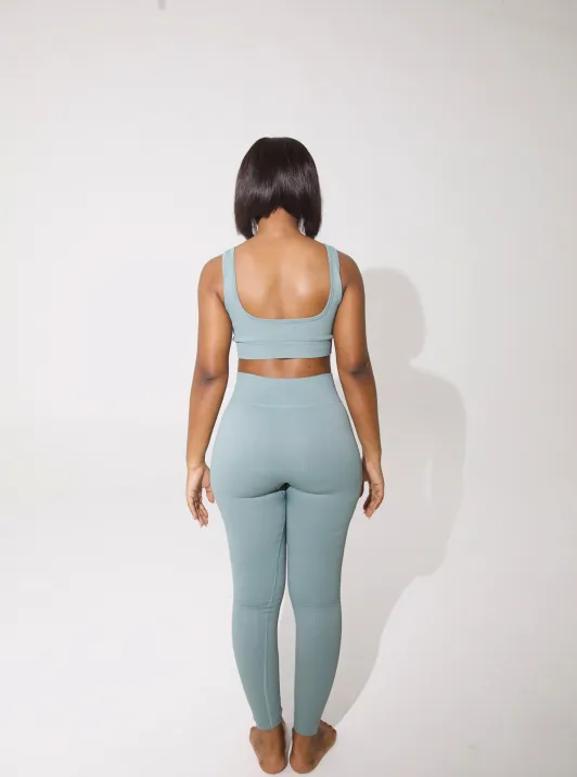 Sapphire | Crop Top   Leggings