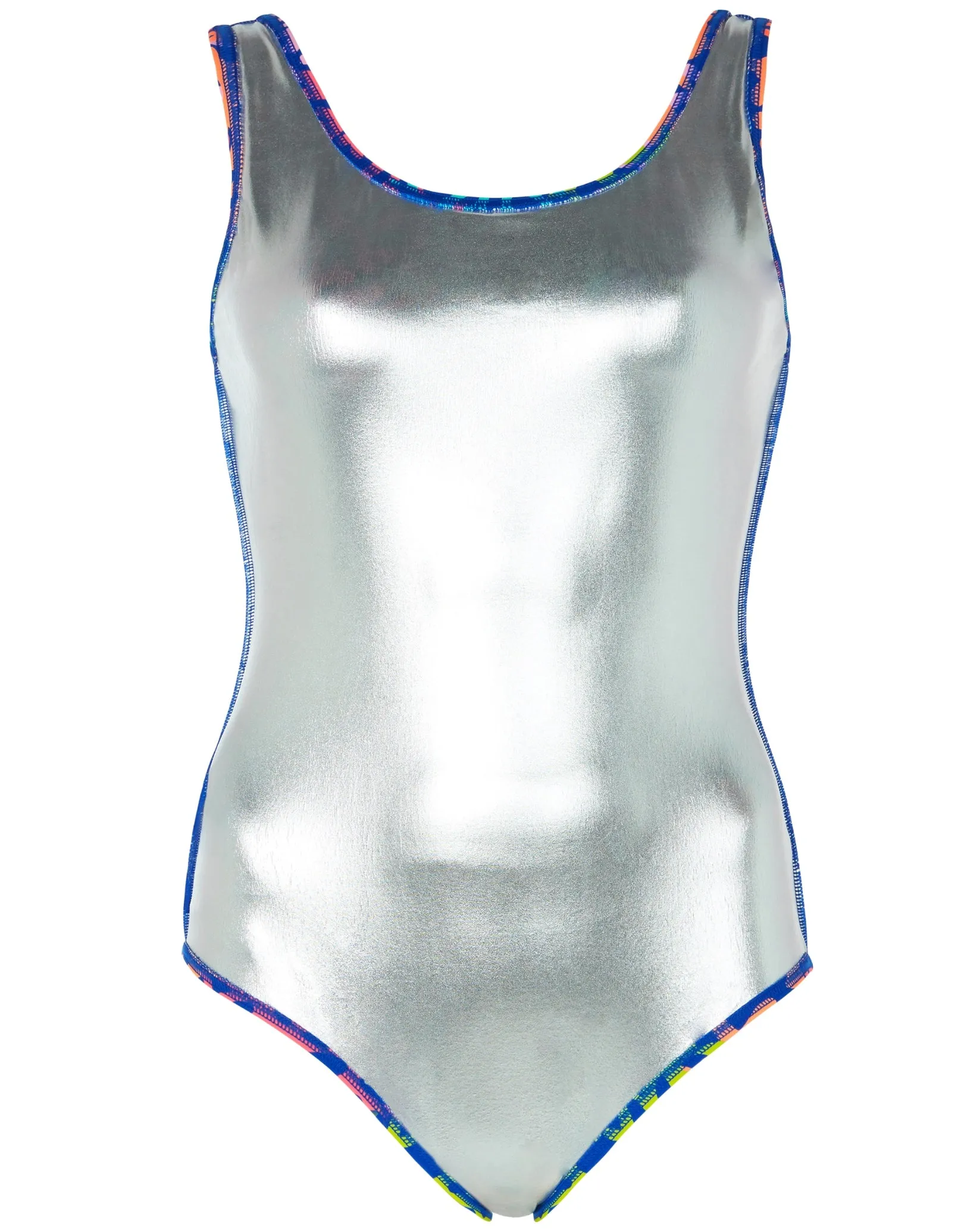 Sea Change Thermal Ecofeel Scoopback Swimsuit - Blue/Multi
