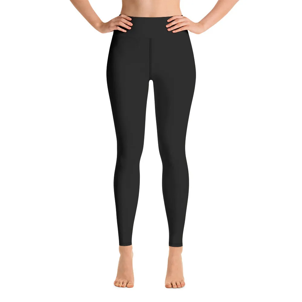 Self Care All Black Yoga Leggings