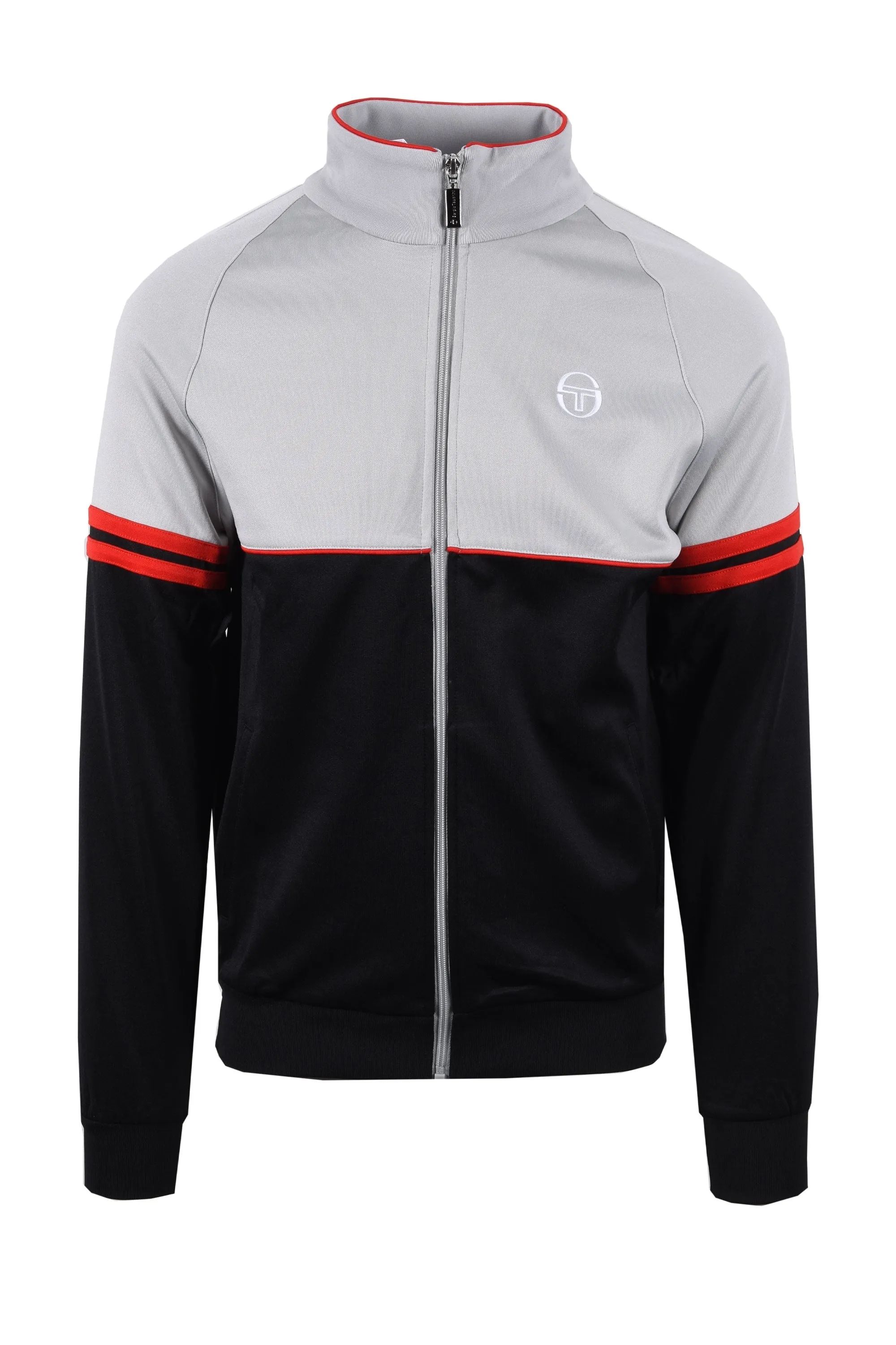 Sergio Tacchini Orion Track Top Grey/Black/Red