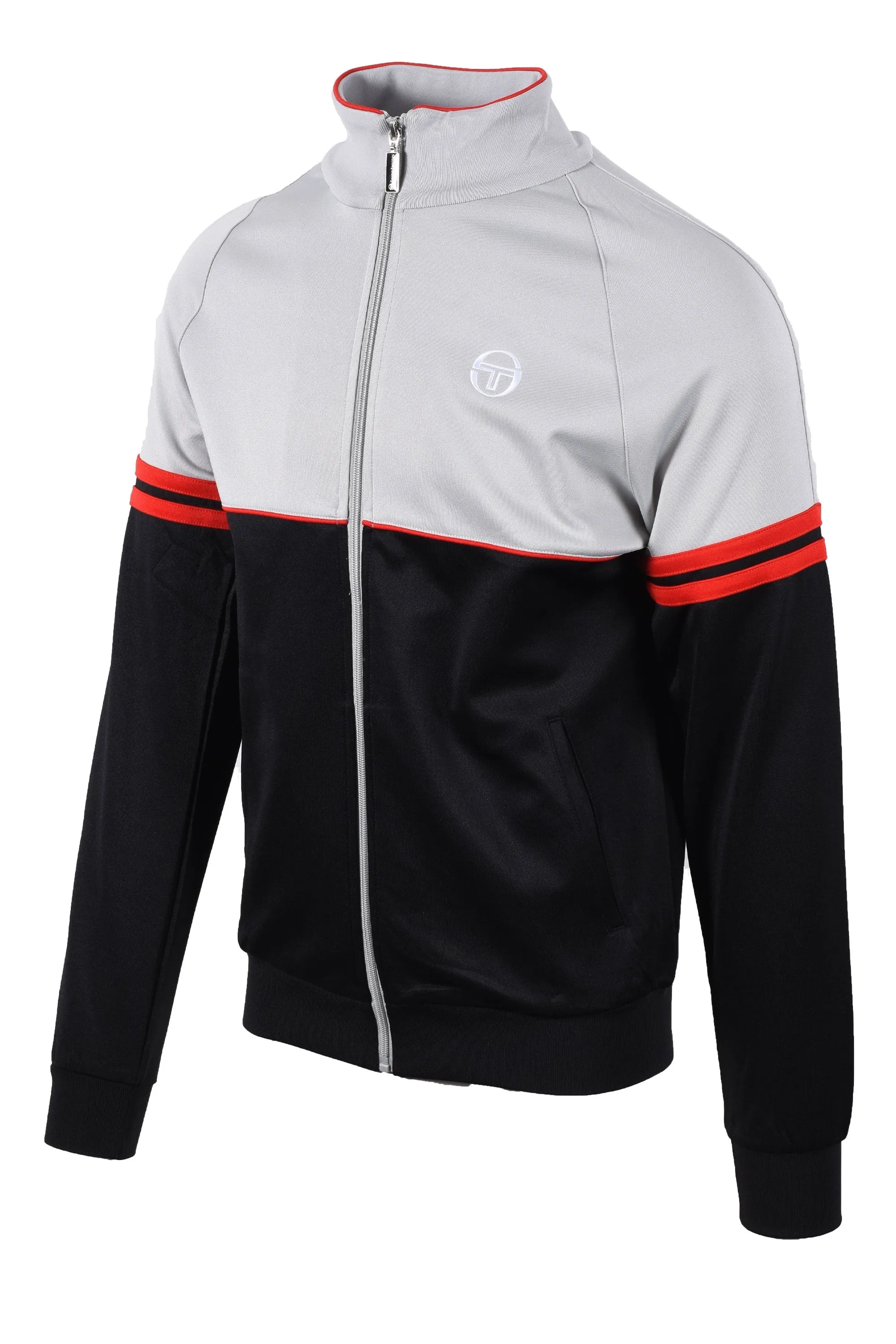 Sergio Tacchini Orion Track Top Grey/Black/Red