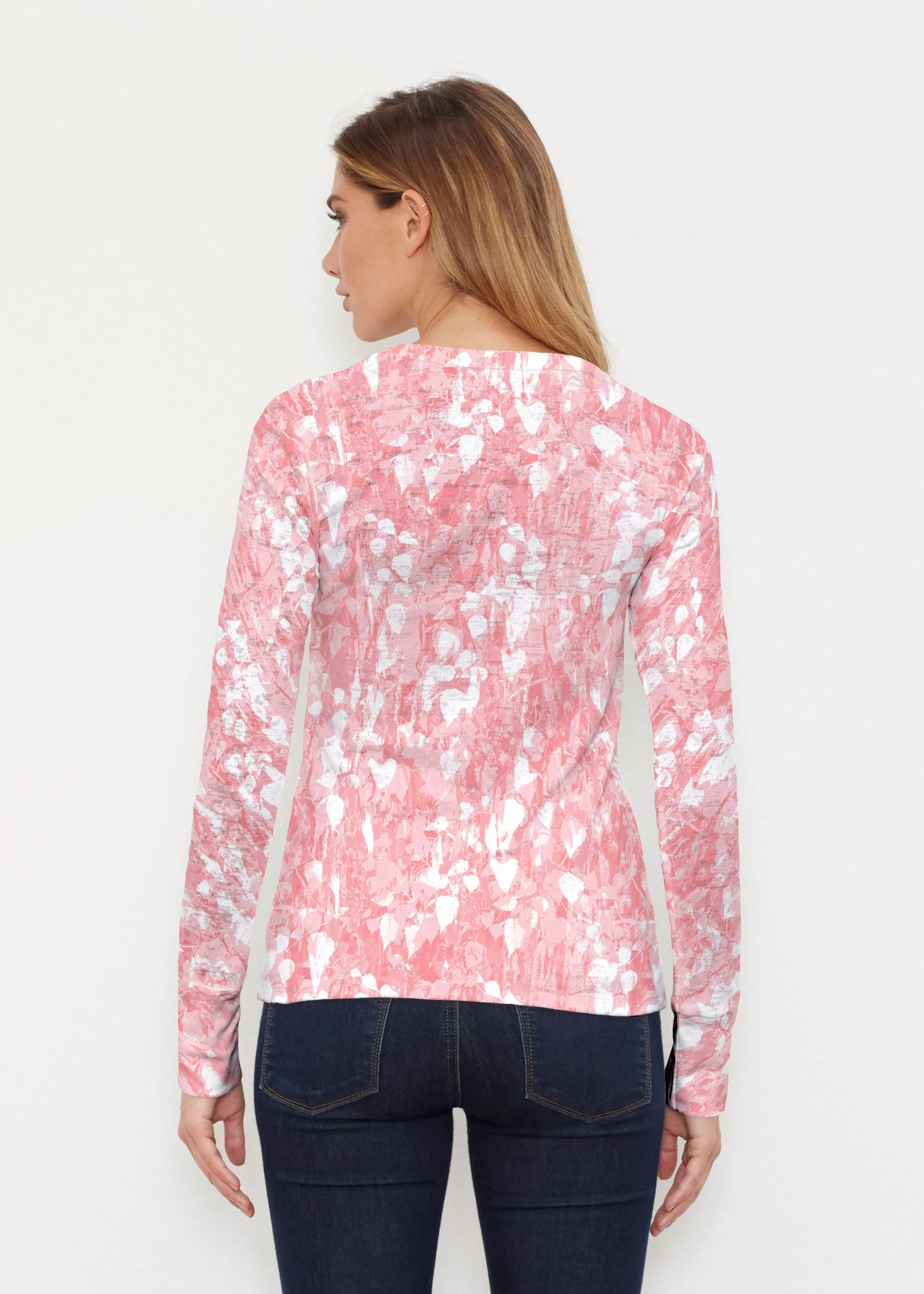 Shadow Coral (7915) ~ Thermal Long Sleeve Crew Shirt