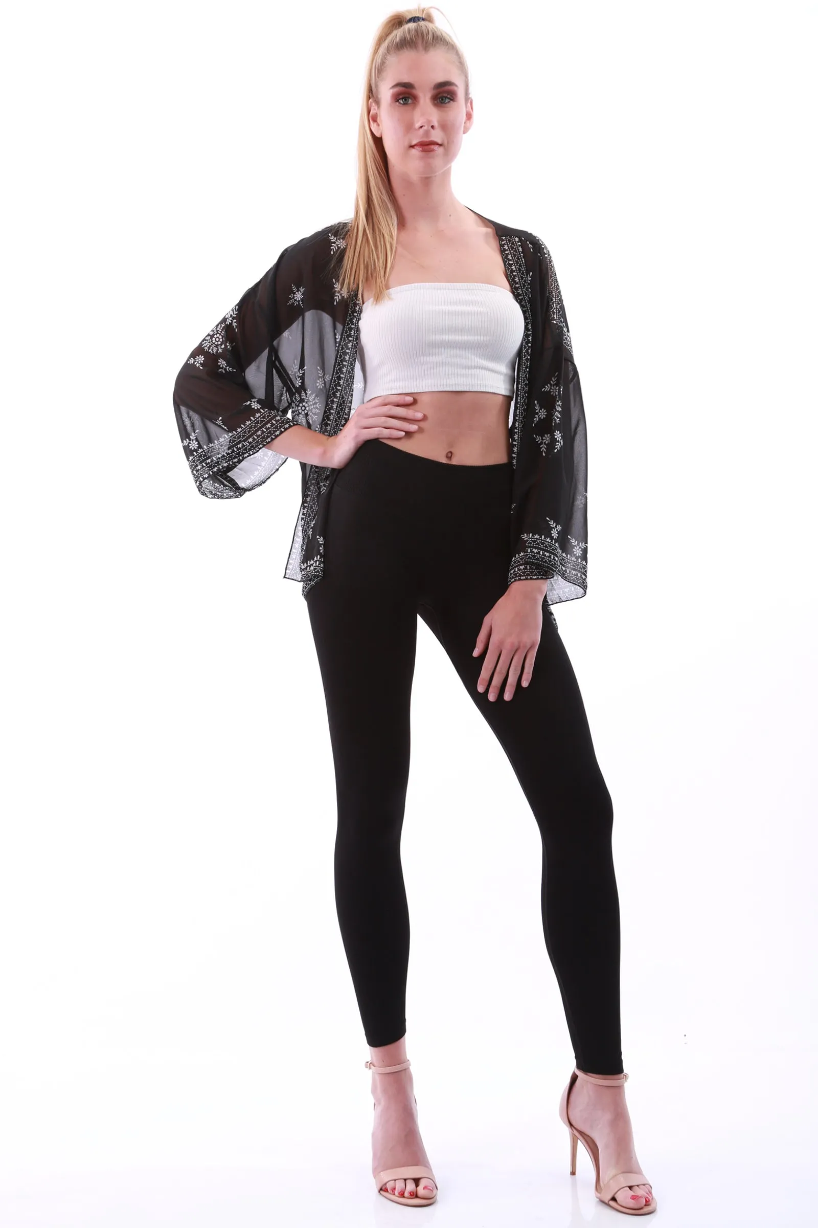 Shapewear TNG Leggings - Ribbed black