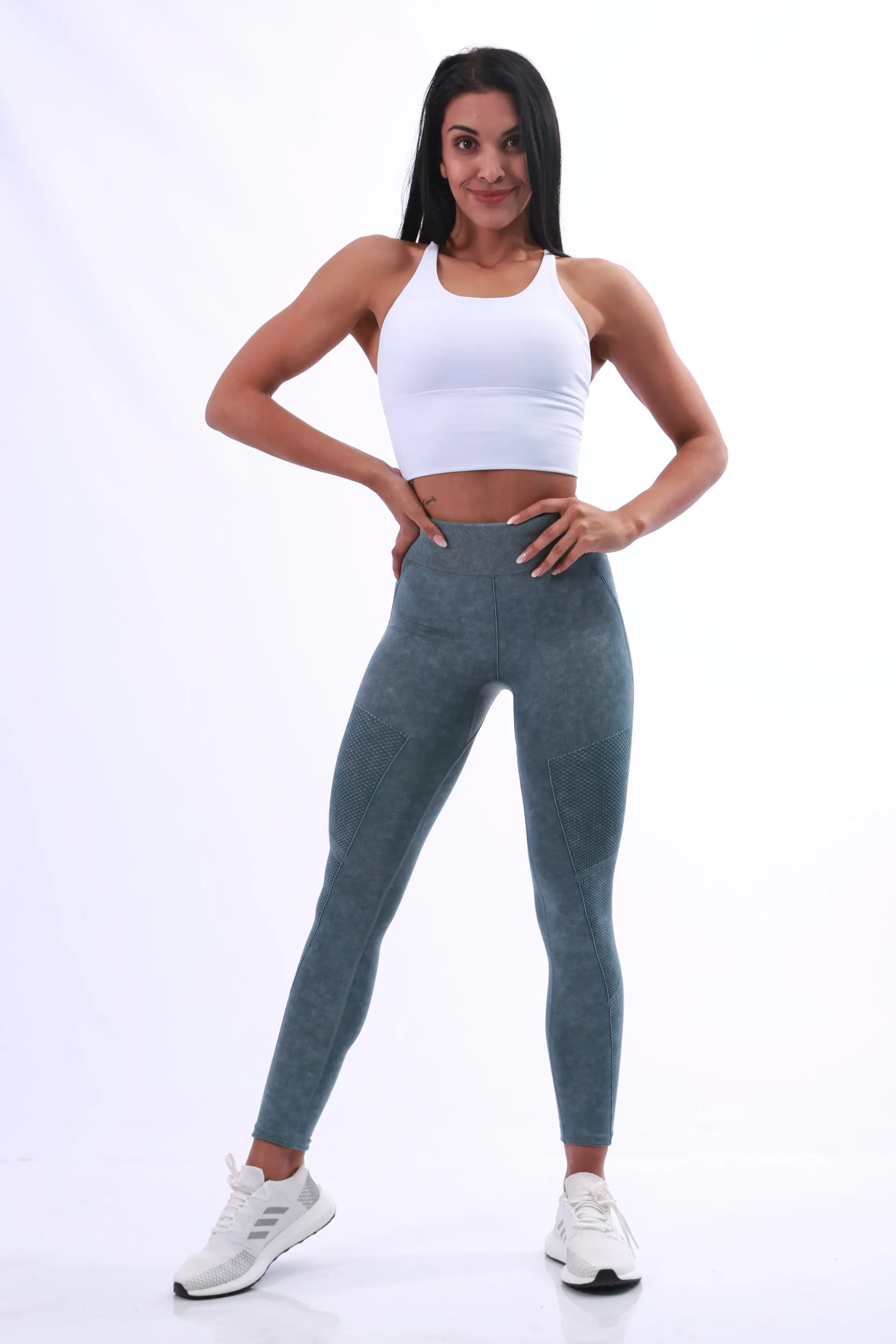 Shapewear TNG Ocean Wash High waist Leggings- Green