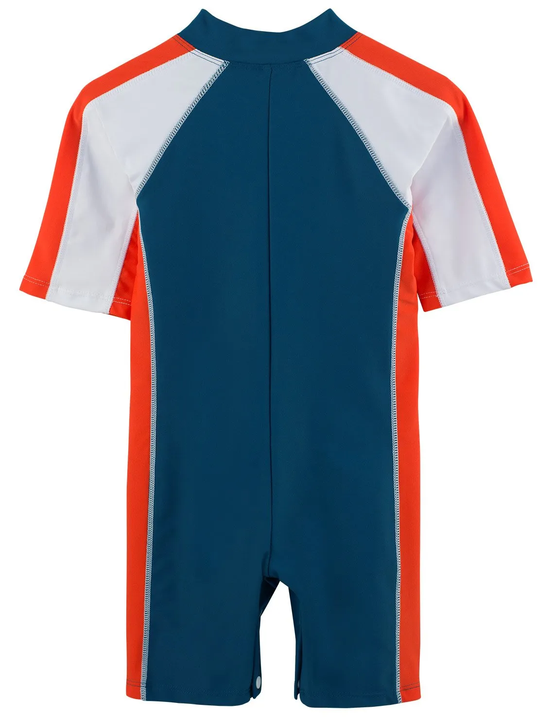 Short Sleeve One-Piece Swimsuit - Tangelo