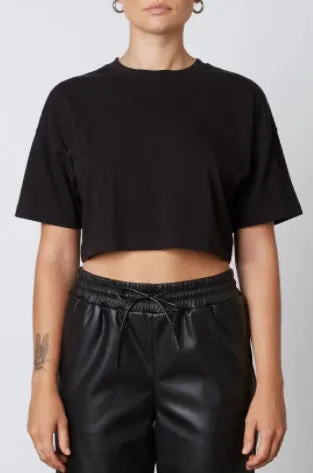 Short Sleeve Oversize Crop T Shirt