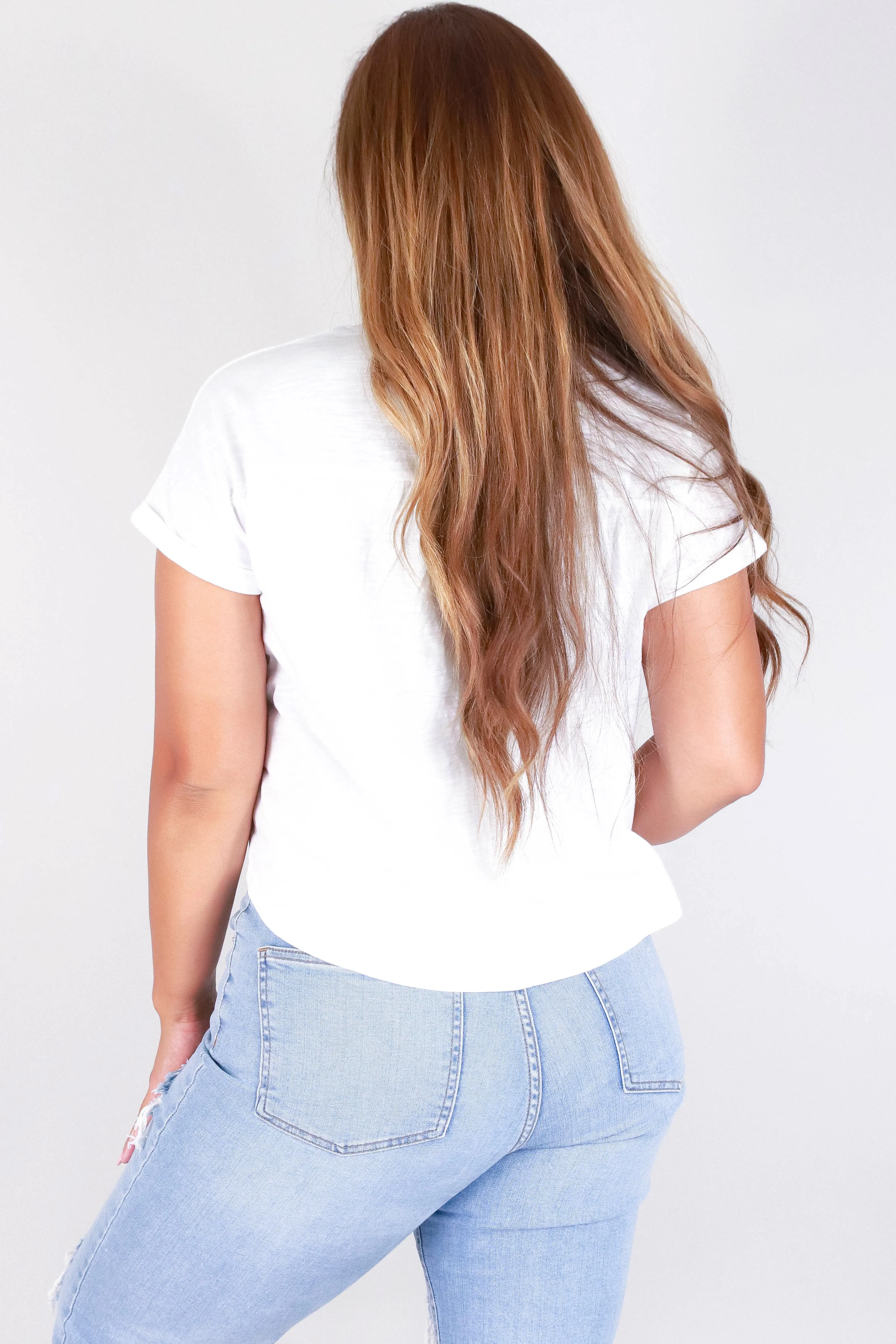 SHORT SLEEVE VINTAGE WASH TOP