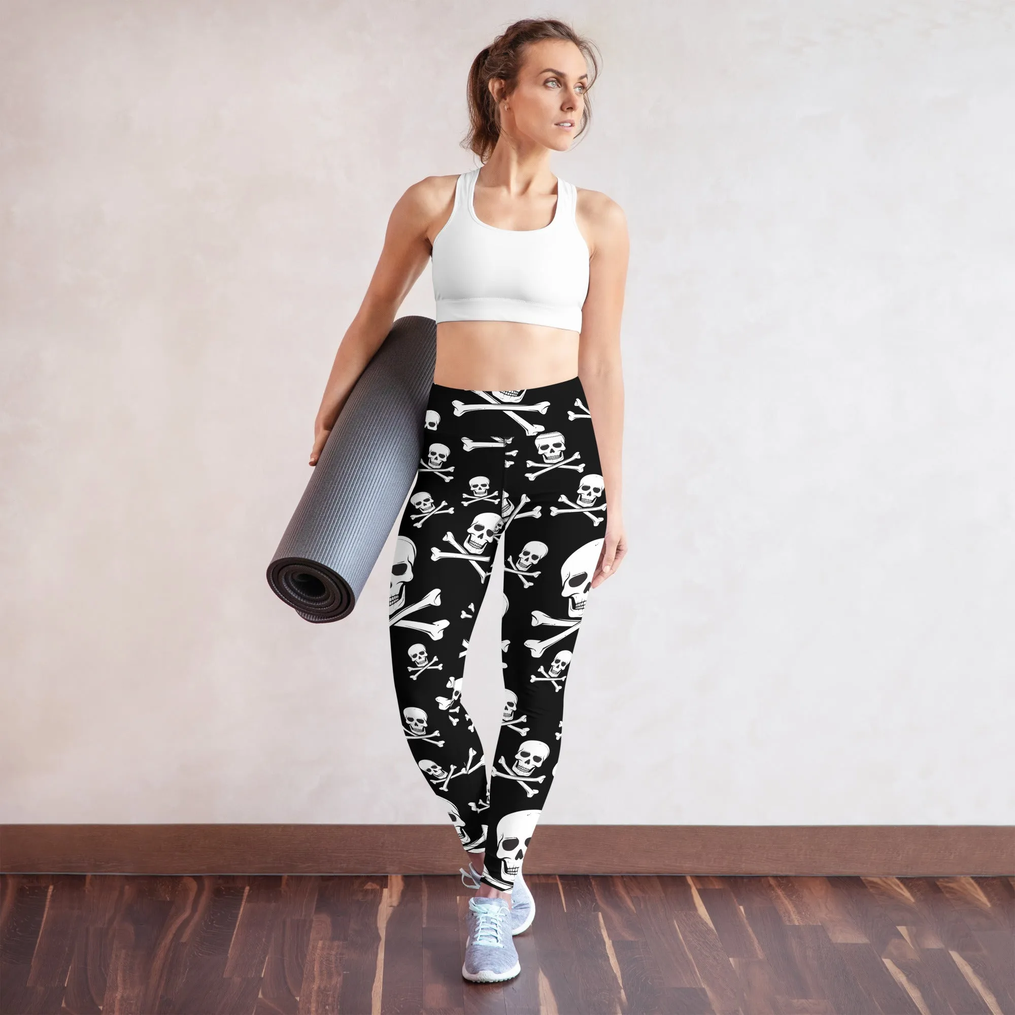 Skull n Bones High-waist Yoga Leggings