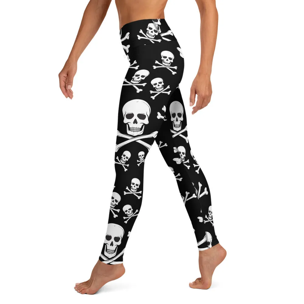 Skull n Bones High-waist Yoga Leggings