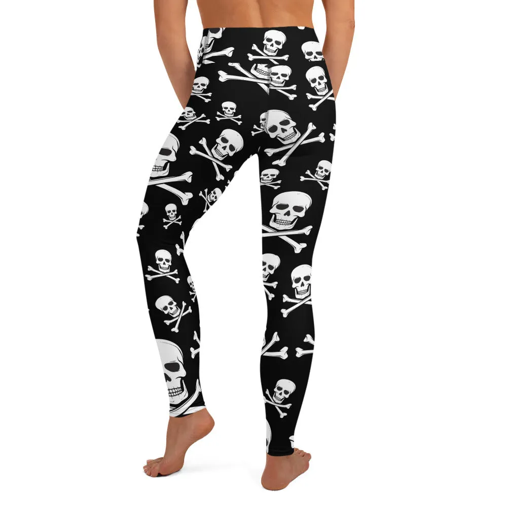 Skull n Bones High-waist Yoga Leggings