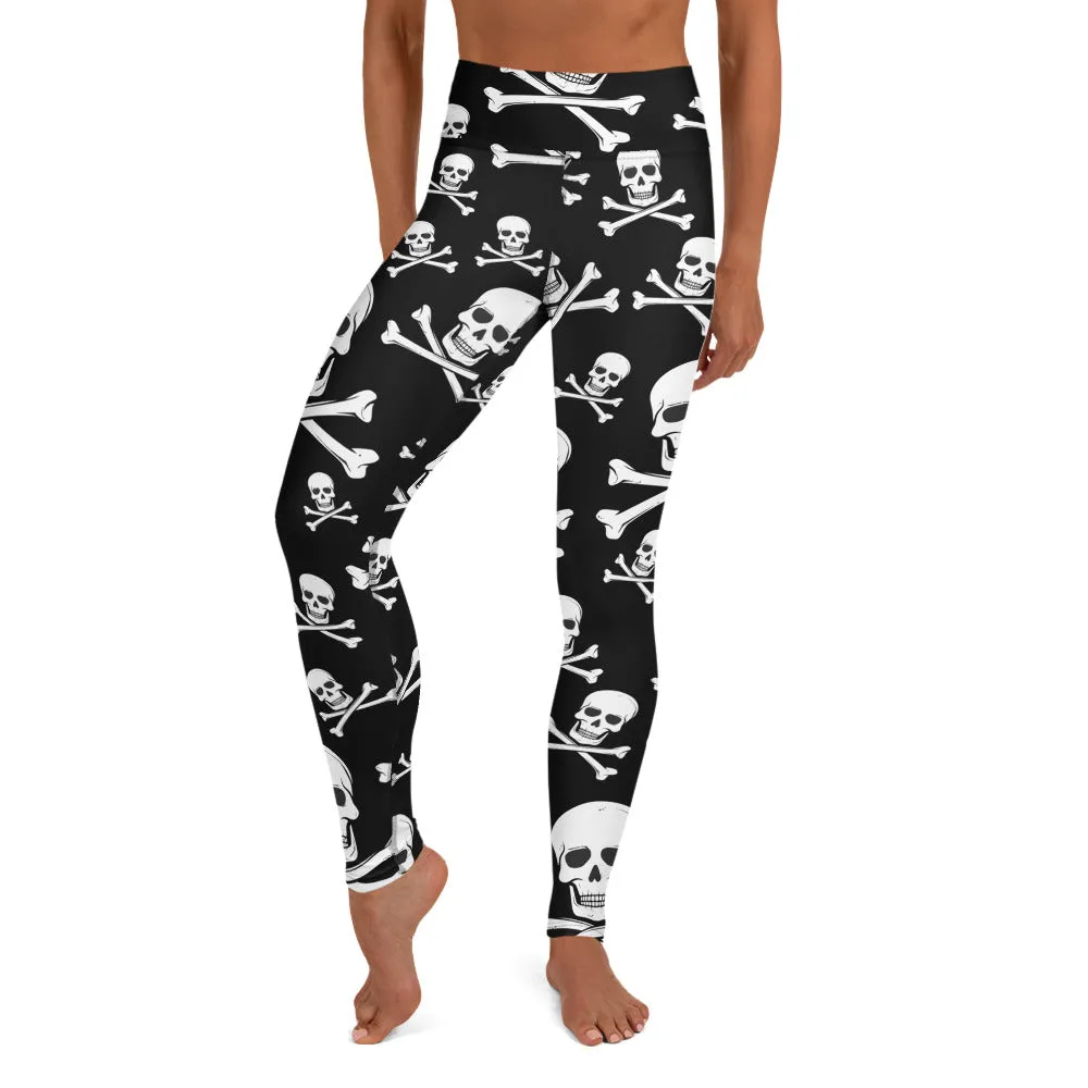 Skull n Bones High-waist Yoga Leggings