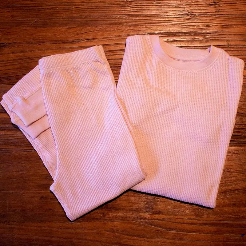 Slugs & Snails Ballerina Pink Kids Waffle Cotton Set