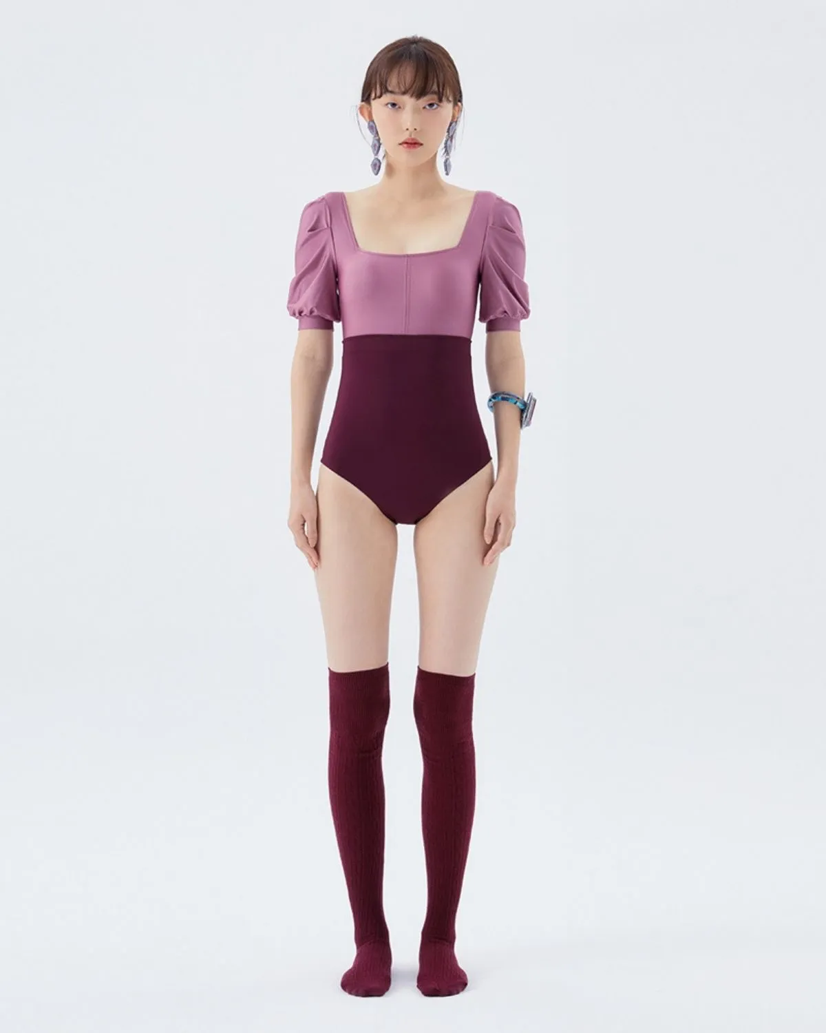 Snow Marmalade Red Swimsuit