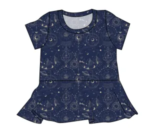 Space Explorer Ladies' Peplum Top