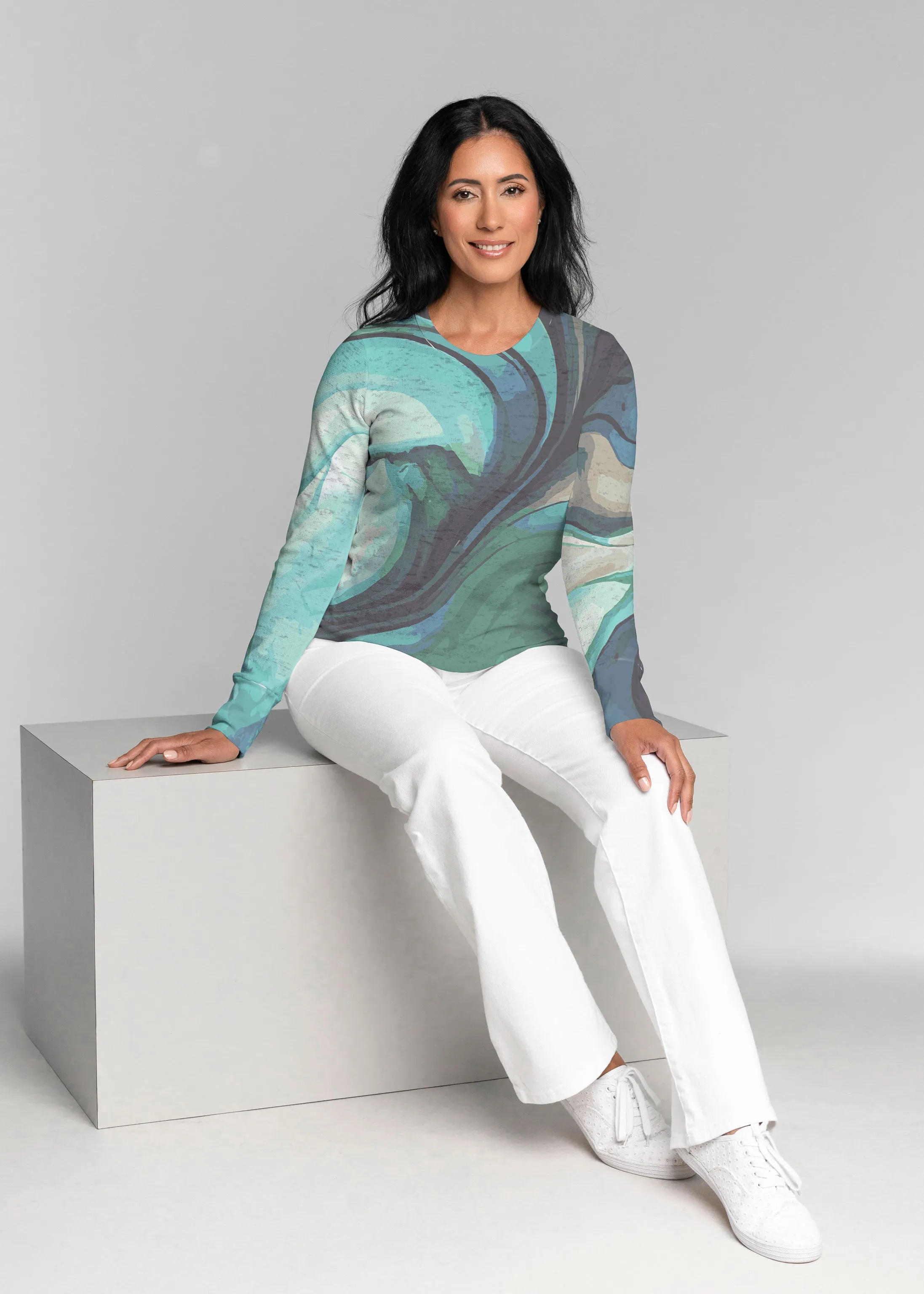 Stella (14313) ~ Thermal Long Sleeve Crew Shirt