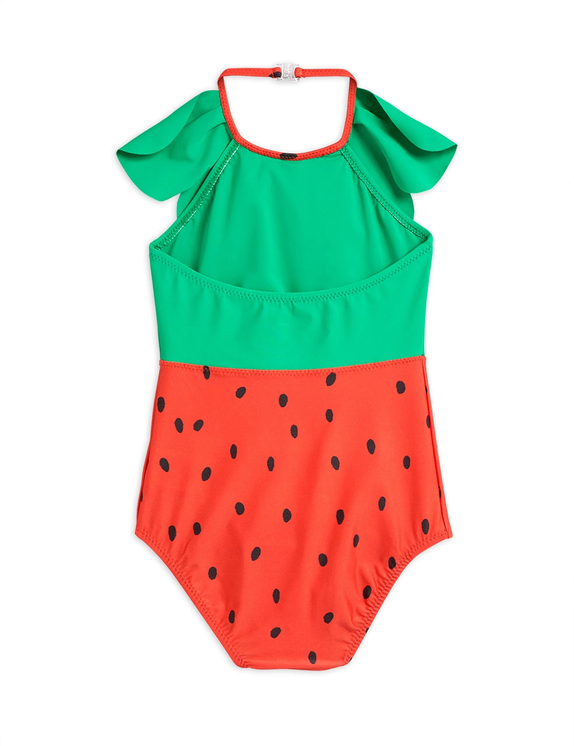 STRAWBERRY HALTERNECK UV SWIMSUIT