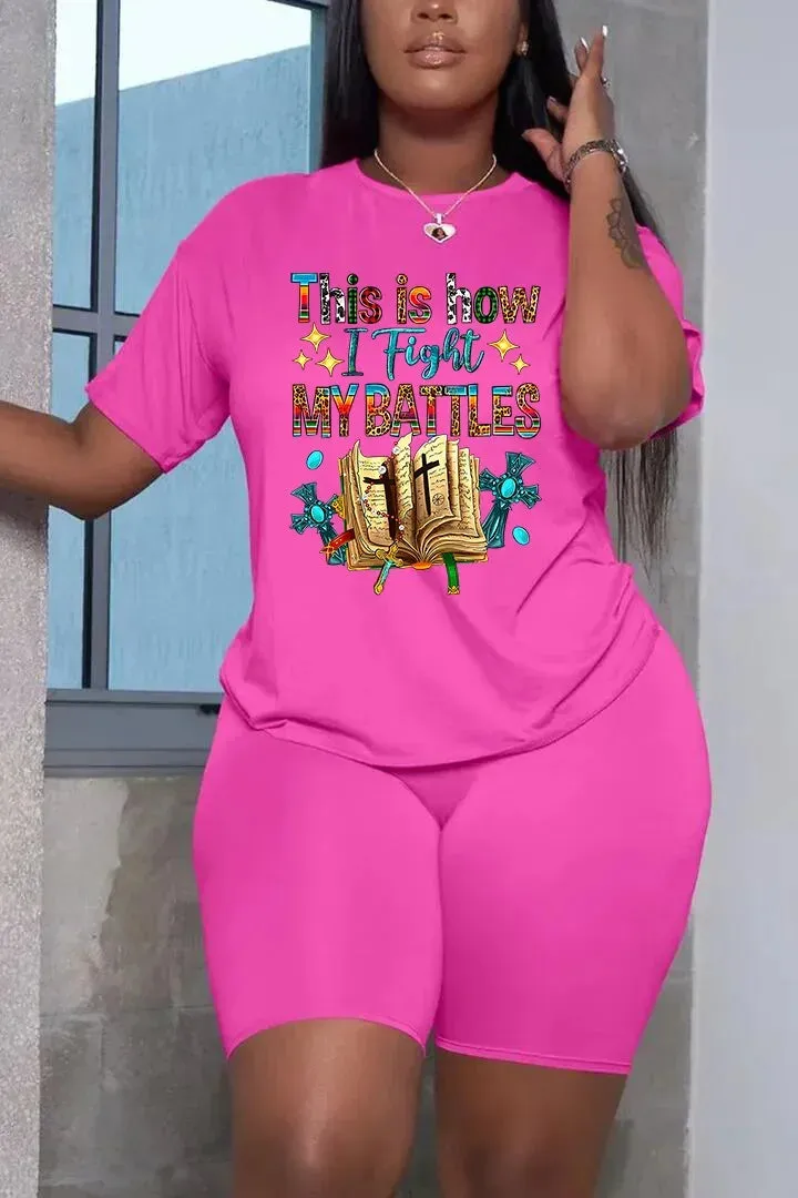 Summer Women's Suit Fashion Print Graphics Casual Short Sleeve Top Shorts Plus Size Two Piece Set Tracksuits 2 Pieces Outfit