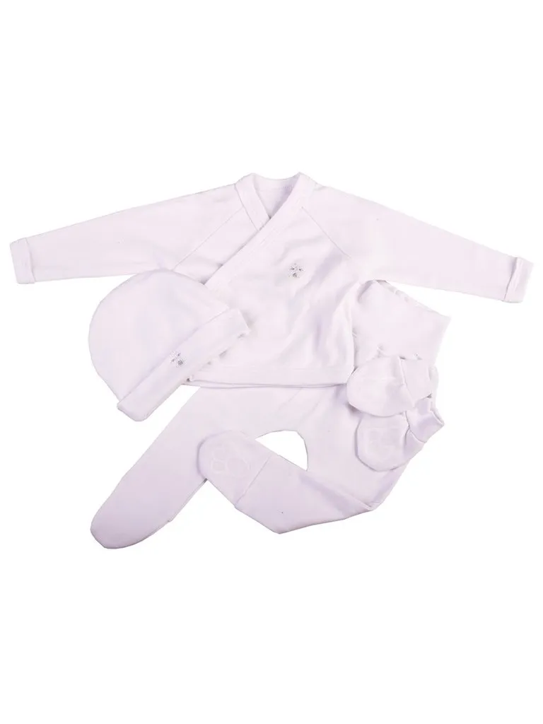 Super Cute 4 Piece Bunny Set - White
