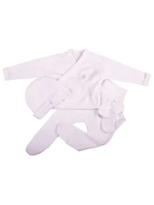 Super Cute 4 Piece Bunny Set - White
