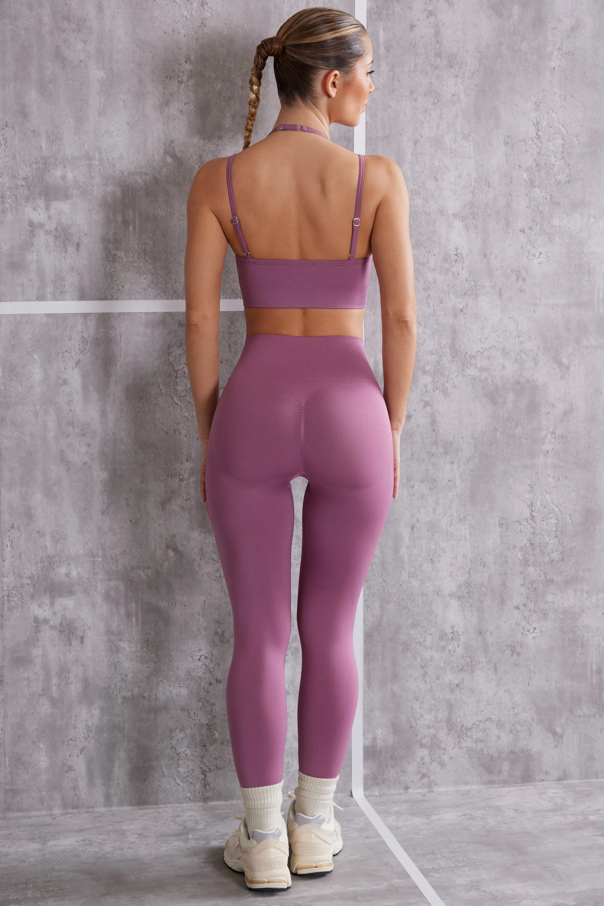 Superset - High Waist Seamless Leggings in Mauve