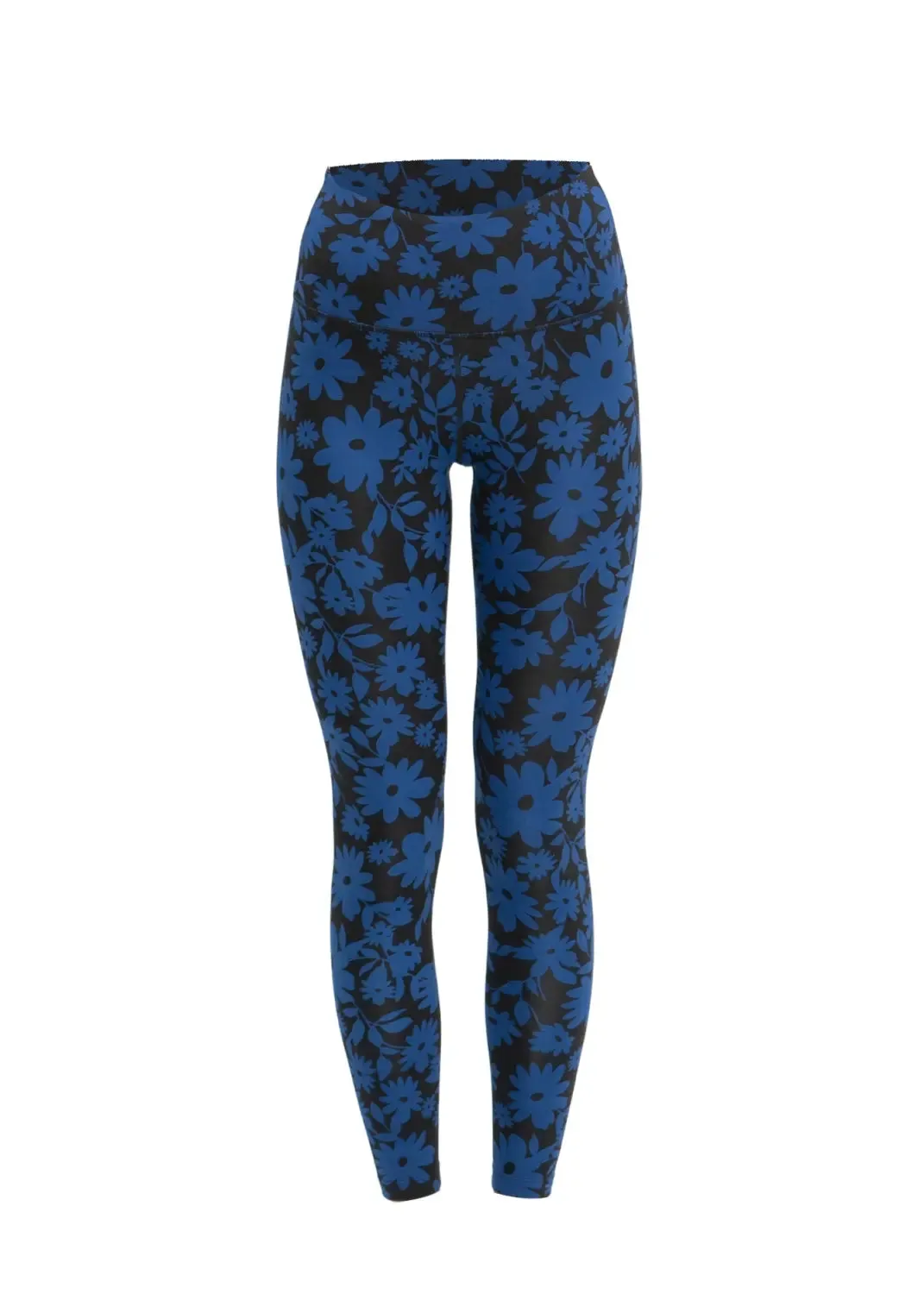 Surf & Yoga Leggings in Dark Moonflower