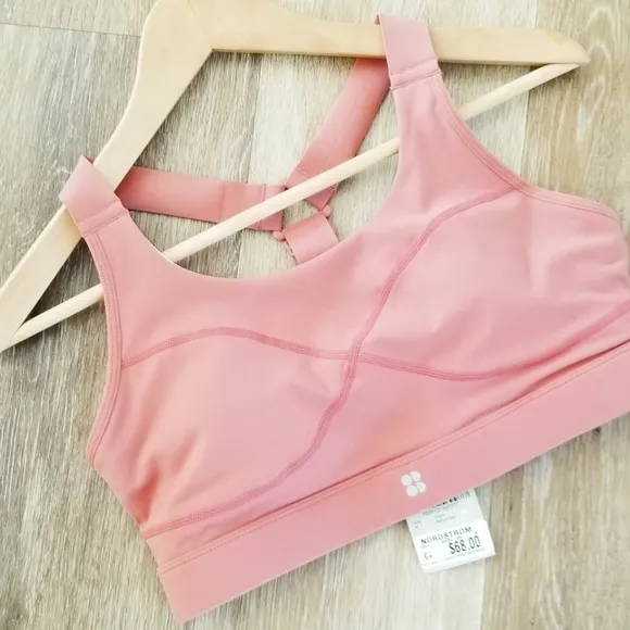 Sweaty Betty Power Medium Impact Sports Bra NWT Athleisure Athletic Yoga…