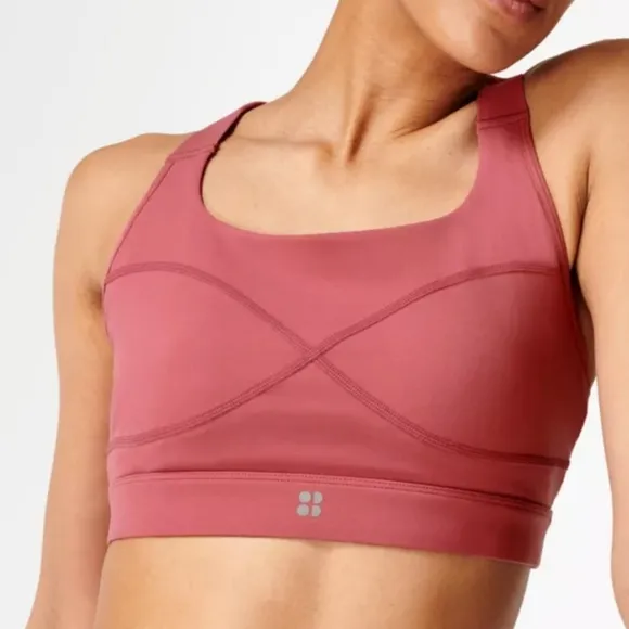 Sweaty Betty Power Medium Impact Sports Bra NWT Athleisure Athletic Yoga…
