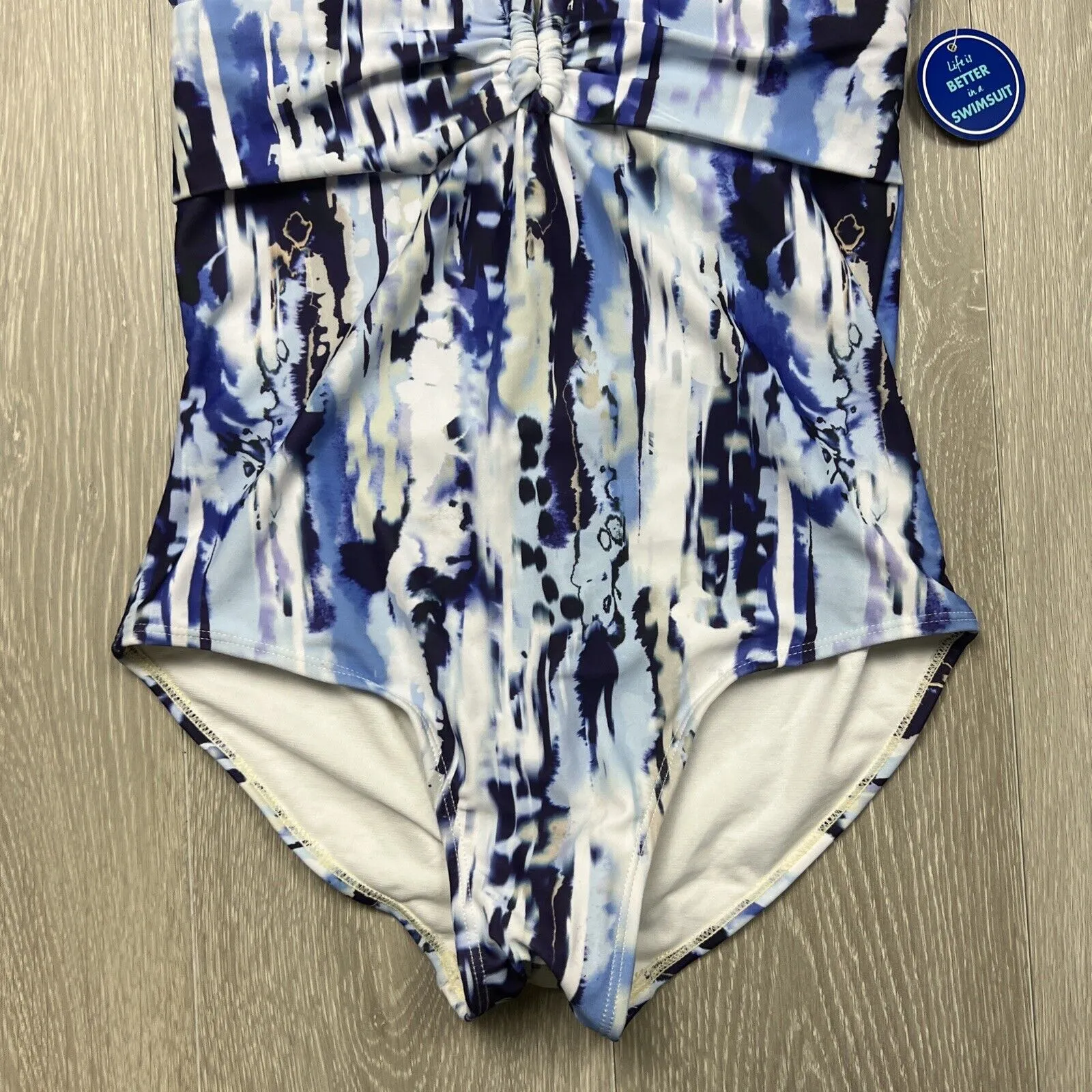Swimsuits For All Womens One Piece Halter Neck Swimsuit Size 8 (new)
