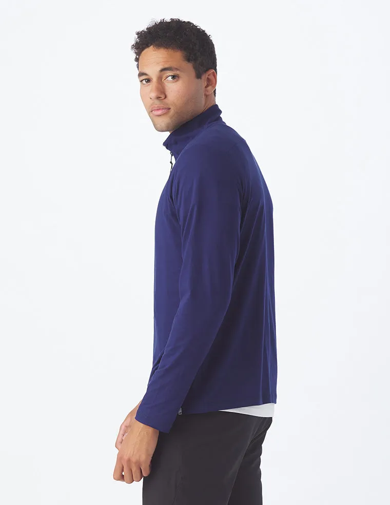 Tahoe 1/4 Zip: Indigo