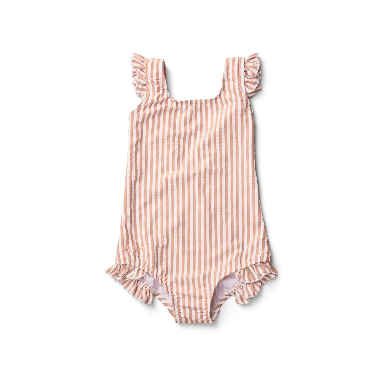 Tanna Swimsuit - Y/D stripe: Coral blush/creme de la creme