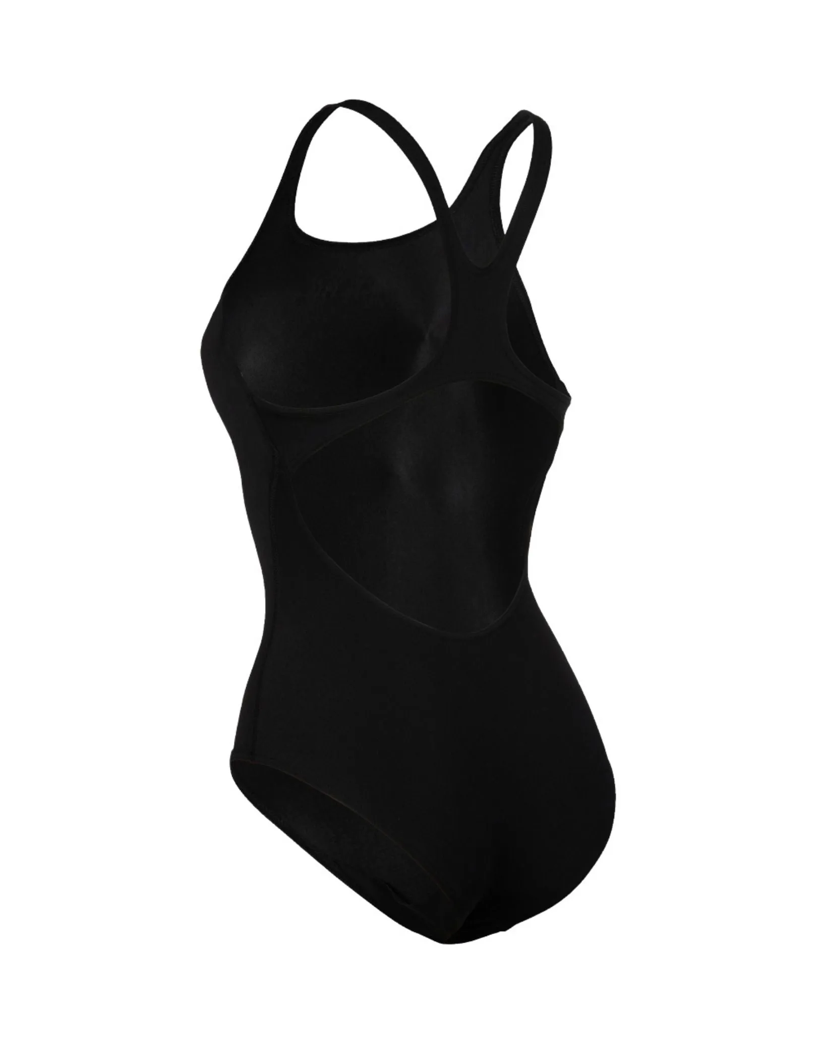 Team Swim Pro Solid Swimsuit - Black/White