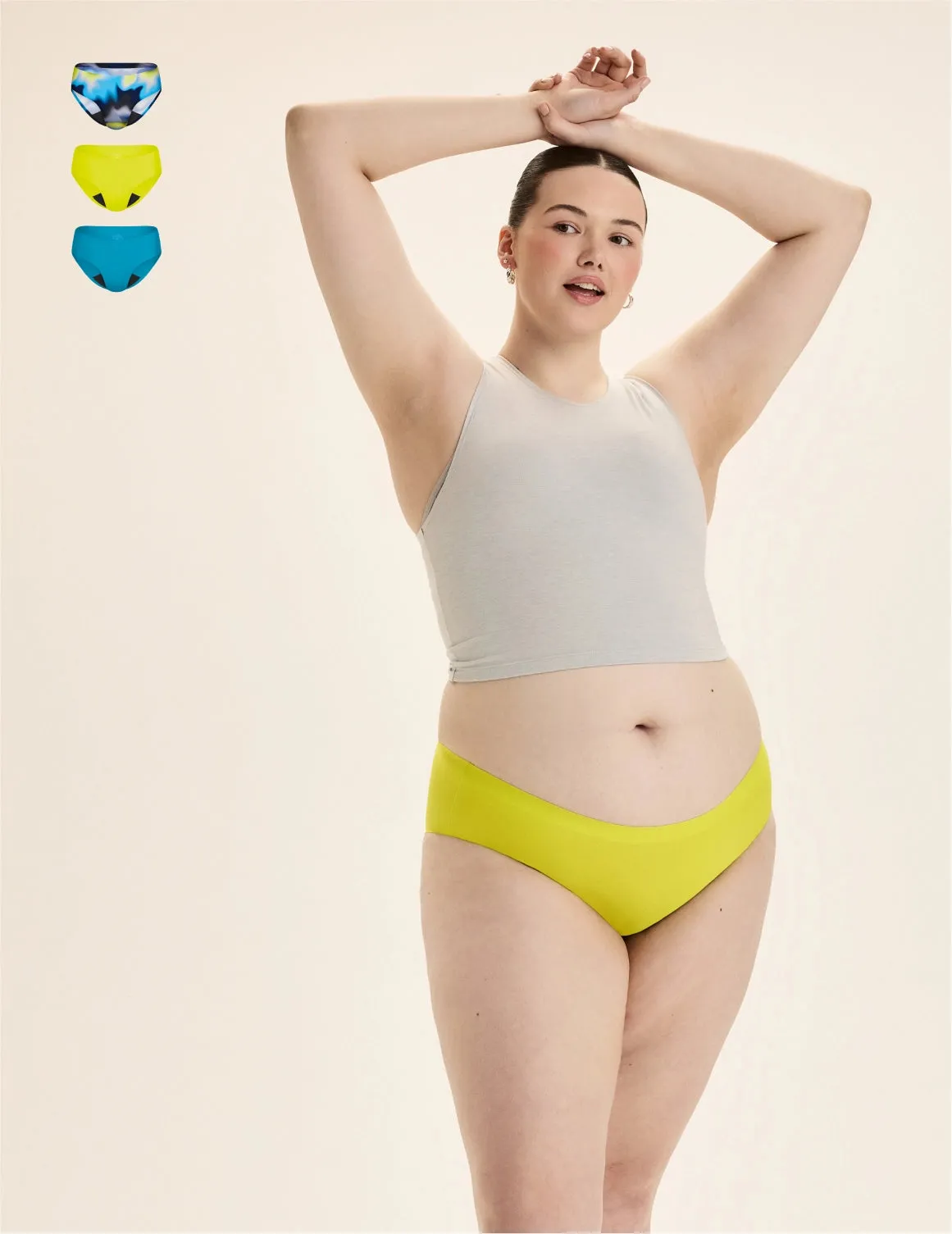 Teen Super Leakproof® No-Show Bikini 3-Pack