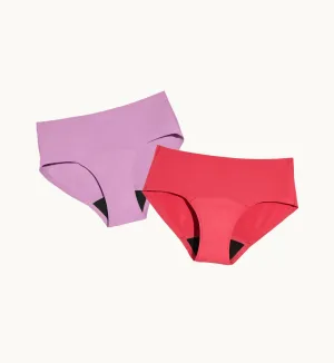 Teen Super Leakproof® No-Show Boyshort 2-Pack