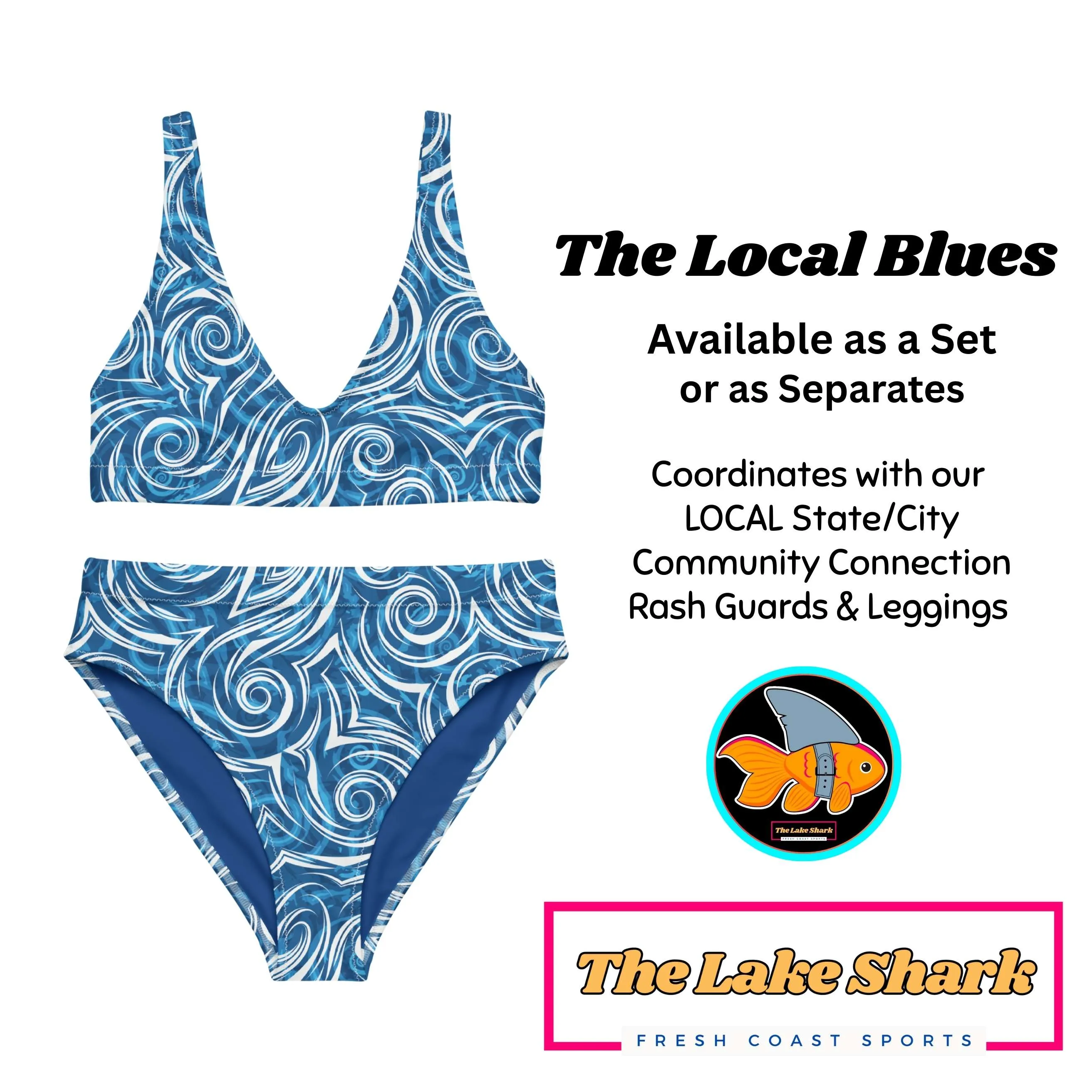 The Local Blues Bikini Set