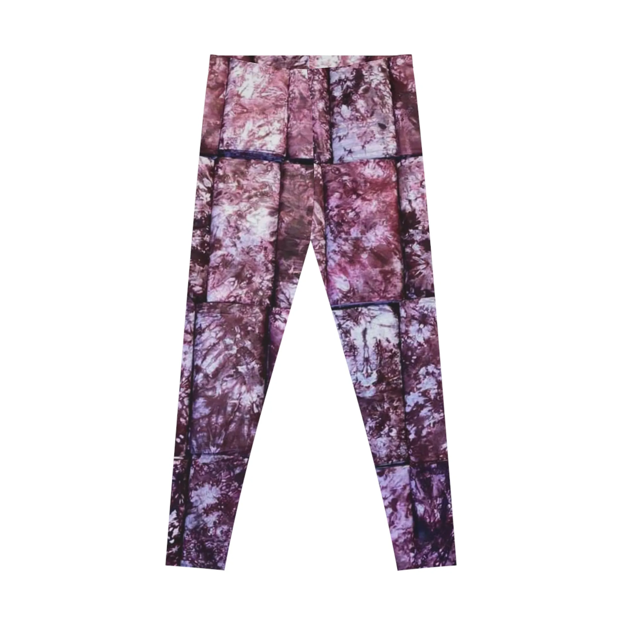 Tie Dye Arranged Stretchy Leggings