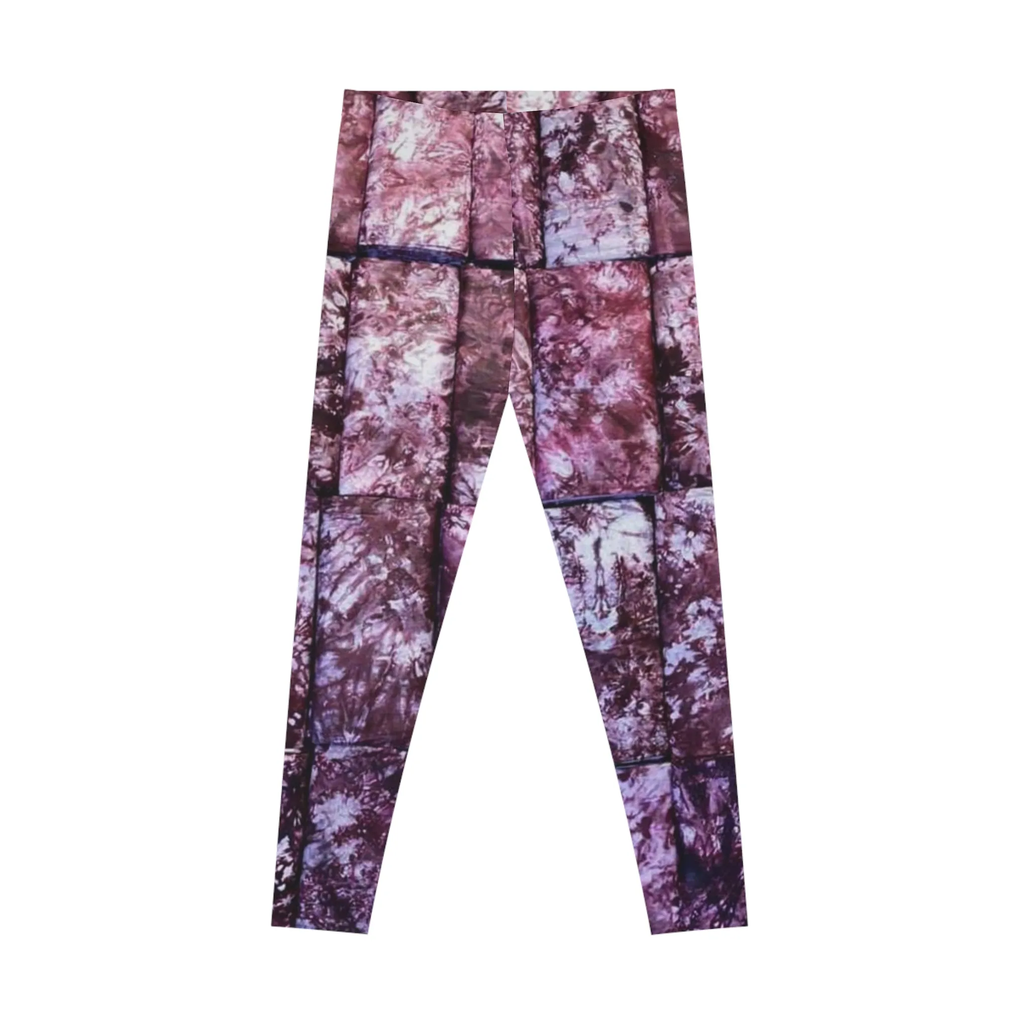 Tie Dye Arranged Stretchy Leggings