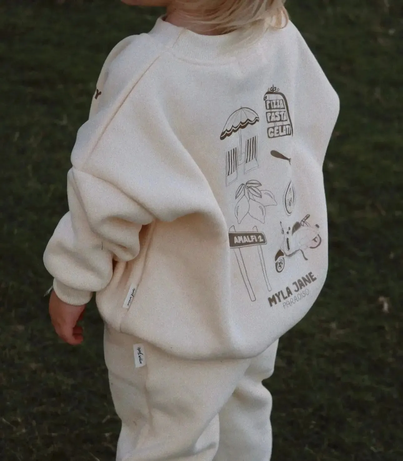 To Italy Tracksuit - Cream